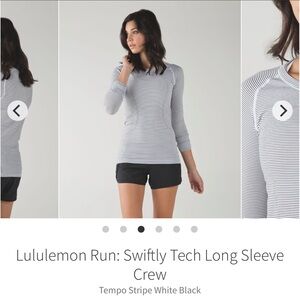 Lululemon swiftly long sleeve crew neck